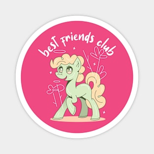 Cute Little Pony Best Friends Magnet